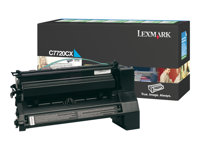 Lexmark - À rendement extrêmement élevé - cyan - original - cartouche de toner LCCP, LRP - pour Lexmark C772, C772dn, C772dtn, C772n, X772e MFP, X772e MFP Page Plus Solution, X772es MFP C7720CX