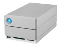 LaCie 2big Dock Thunderbolt 3 - Baie de disques - 8 To - 2 Baies (SATA-600) - HDD 4 To x 2 - USB 3.1, Thunderbolt 3 (externe) STGB8000400