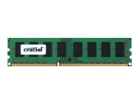 Crucial - DDR3L - module - 4 Go - DIMM 240 broches - 1600 MHz / PC3L-12800 - CL11 - 1.35 V - mémoire sans tampon - non ECC CT51264BD160BJ