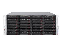 Supermicro SC846 BE2C-R1K28B - Rack-montable - 4U - Extended ATX améliorée - SATA/SAS - hot-swap 1280 Watt - noir CSE-846BE2C-R1K28B