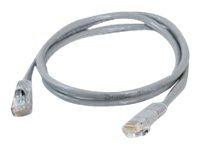 C2G Cat5e Booted Unshielded (UTP) Network Patch Cable - Cordon de raccordement - RJ-45 (M) pour RJ-45 (M) - 50 m - UTP - CAT 5e - moulé, sans crochet, bloqué - gris 83151