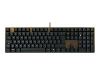 CHERRY KC 200 MX - Clavier - 100 % (taille réelle) - USB - AZERTY - Français - commutateur : CHERRY MX2A Silent Red - noir - emballage sans plastique G80-3950LHBFR-2