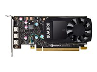 NVIDIA QUADRO P400 - Carte graphique - Quadro P400 - 2 Go - PCIe x16 - 3 x Mini DisplayPort - pour PRIMERGY TX1330 M4, TX2550 M4, TX2550 M5 S26361-F4066-L400