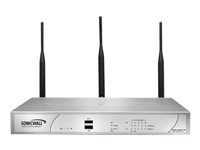 Dell SonicWALL NSA 250M Wireless-N - Dispositif de sécurité - avec 1 an de Support dynamique 8X5 - 5 ports - 10Mb LAN, 100Mb LAN, GigE - 802.11a/b/g/n - Bande double - 1U 01-SSC-4664