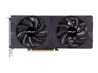 PNY GeForce RTX 4070 12GB - VERTO Dual Fan Edition - carte graphique - GeForce RTX 4070 - 12 Go GDDR6X - PCIe 4.0 x16 - HDMI, 3 x DisplayPort VCG407012DFXPB1