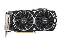 MSI RX 570 ARMOR 4G OC - Carte graphique - Radeon RX 570 - 4 Go GDDR5 - PCIe 3.0 x16 - DVI, HDMI, 3 x DisplayPort - noir, blanc RADEON RX 570 ARMOR 4G OC