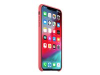 Apple - Coque de protection pour téléphone portable - cuir - rose pivoine - pour iPhone XS Max MTEX2ZM/A