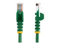 StarTech.com Câble réseau Cat5e UTP sans crochet de 1 m - Cordon Ethernet RJ45 anti-accroc - Câble patch - M/M - Vert - Cordon de raccordement - RJ-45 (M) pour RJ-45 (M) - 1 m - UTP - CAT 5e - moulé, sans crochet - vert 45PAT1MGN