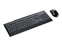 Fujitsu Wireless LX901 - Ensemble clavier et souris - sans fil - 2.4 GHz - France - Pour la vente au détail - pour Celsius J580, M770, R970, W570, W580; ESPRIMO D538/E94, D738/E94, D958, D958/E94, K558/24 S26381-K565-L440