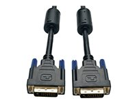 Tripp Lite 1ft DVI Dual Link Digital TMDS Monitor Cable DVI-D M/M 1' - Câble DVI - liaison double - DVI-D (M) pour DVI-D (M) - 30.5 cm - moulé, vis moletées - noir P560-001