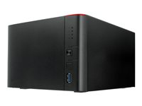 BUFFALO LinkStation 441D - Serveur NAS - 4 Baies - SATA 3Gb/s - RAID 0, 1, 5, 10, JBOD - RAM 512 Mo - Gigabit Ethernet LS441DE-EU