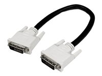 StarTech.com Câble d'écran Dual Link DVI-D 30cm - M/M - Câble DVI - liaison double - DVI-D (M) pour DVI-D (M) - 30 cm - noir - pour P/N: BNDDKTCHVPRS, CDP2DVIDP, CDPVDHDMDP2G, CDPVDHDMDPRG, CDPVDHMDPDP, DKT30CHCPD DVIDDMM1