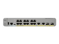 Cisco Catalyst 3560CX-12PD-S - Commutateur - Géré - 12 x 10/100/1000 (PoE+) + 2 x combo SFP+ - de bureau, Montable sur rack, Montage sur rail DIN, fixation murale - PoE+ (240 W) WS-C3560CX-12PD-S