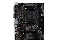 MSI A320M PRO-E - Carte-mère - micro ATX - Socket AM4 - AMD A320 - USB 3.1 Gen 1 - Gigabit LAN - carte graphique embarquée (unité centrale requise) - audio HD (8 canaux) A320M PRO-E