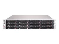 Supermicro SC826 BE2C-R741JBOD - Montable sur rack - 2U - SATA/SAS - hot-swap 740 Watt - noir CSE-826BE2C-R741JBOD