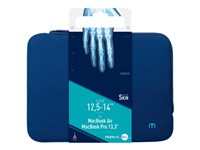 Mobilis Skin - Housse d'ordinateur portable - 12.5" - 14" - bleu marine, bleu glacé 049008