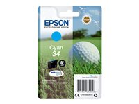 Epson 34 - 4.2 ml - cyan - original - cartouche d'encre - pour WorkForce Pro WF-3720, WF-3720DWF, WF-3725DWF C13T34624010