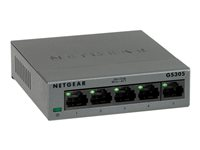 NETGEAR GS305 - Commutateur - non géré - 5 x 10/100/1000 - de bureau, fixation murale GS305-300PES