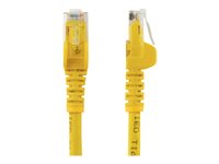 StarTech.com Câble réseau Cat6 UTP sans crochet - 50 cm Jaune - Cordon Ethernet RJ45 anti-accroc - Câble patch - Câble réseau - RJ-45 (M) pour RJ-45 (M) - 50 cm - UTP - CAT 6 - sans crochet, bloqué - jaune N6PATC50CMYL