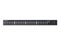 Dell Networking N1548 - Commutateur - C2+ - Géré - 48 x 10/100/1000 + 4 x 10 Gigabit SFP+ - flux d'air de l'avant vers l'arrière - Montable sur rack 210-AEVZ