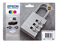 Epson 35XL Multipack - Pack de 4 - XL - noir, jaune, cyan, magenta - original - emballage coque avec alarme radioélectrique/ acoustique - cartouche d'encre - pour WorkForce Pro WF-4720, WF-4720DWF, WF-4725DWF, WF-4730, WF-4730DTWF, WF-4740, WF-4740DTWF C13T35964020