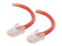 C2G Cat5e Non-Booted Unshielded (UTP) Network Patch Cable - Cordon de raccordement - RJ-45 (M) pour RJ-45 (M) - 5 m - UTP - CAT 5e - bloqué, uniboot - rouge 83085