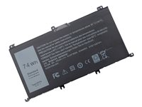 DLH DWXL4366-B073Y2 - Batterie de portable (équivalent à : Dell 71JF4, Dell 357F9, Dell 0GFJ6) - lithium-polymère - 6600 mAh - 74 Wh - pour Dell Inspiron 15, 15 5576, 15 5577, 15 7557, 7559 DWXL4366-B073Y2