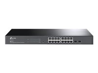 TP-Link JetStream TL-SG2218 - V1 - commutateur - intelligent - 16 x 10/100/1000 + 2 x SFP - Montable sur rack TL-SG2218