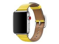 Apple 42mm Classic Buckle - Bracelet de montre - 150 - 215 mm - jaune printanier - pour Watch (42 mm, 44 mm) MRP72ZM/A