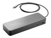 HP USB-C Universal Dock - Station d'accueil - USB-C - GigE - 90 Watt - Europe - pour Elite Dragonfly; Elite x2; EliteBook x360; ProBook 430 G7, 44X G7, 45X G7; ProBook x360 1MK33ET#ABB