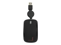 Urban Factory Small Jerry - Souris - optique - filaire - USB - noir SJM02UF