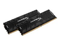 HyperX Predator - DDR4 - kit - 16 Go: 2 x 8 Go - DIMM 288 broches - 2666 MHz / PC4-21300 - CL13 - 1.35 V - mémoire sans tampon - non ECC - noir HX426C13PB3K2/16