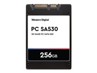 WD PC SA530 - SSD - chiffré - 256 Go - interne - 2.5" - SATA 6Gb/s - AES 256 bits - TCG Opal Encryption 2.01 SDATB8Y-256G