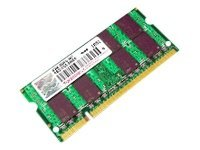 Transcend - DDR2 - module - 2 Go - SO DIMM 200 broches - 667 MHz / PC2-5300 - CL5 - 1.8 V - mémoire sans tampon - non ECC TS2GAP667S