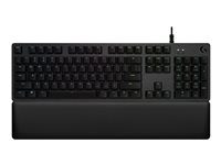 Logitech Gaming G513 - Clavier - backlit - USB - QWERTZ - Suisse - commutateur : GX Brown Tactile - carbone 920-009326