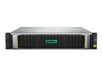 HPE Modular Smart Array 2052 SAN Dual Controller SFF Storage - Baie de disques - 1.6 To - 24 Baies (SAS-2) - SSD 800 Go x 2 - rack-montable - 2U Q1J03A