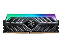 XPG SPECTRIX D41 - DDR4 - 8 Go - DIMM 288 broches - 3600 MHz / PC4-28800 - CL17 - 1.35 V - mémoire sans tampon - non ECC - gris titane AX4U360038G17-ST41