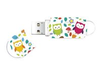 Integral Xpression Pattern Owls - Clé USB - 8 Go - USB 2.0 INFD8GBXPROWLS