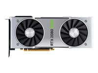 NVIDIA GeForce RTX 2080 Super - Carte graphique - GF RTX 2080 SUPER - 8 Go - HDMI, 3 x DisplayPort - noir, argent - pour Dell 5820 Tower, 7820 Tower, 7920 Tower 490-BFWD