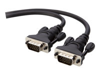 Belkin Gold Series - Câble VGA - HD-15 (VGA) (M) pour HD-15 (VGA) (M) - 7.5 m - noir F2N028B7.5M-GLD