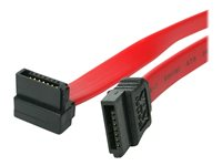 StarTech.com Câble Serial SATA vers SATA à angle droit 60 cm - Câble SATA - Serial ATA 150/300/600 - SATA (R) pour SATA (R) - 61 cm - connecteur à angle droit - rouge - pour P/N: 25S22M2NGFFR, 25SATSAS35HD, CFAST2SAT25, S322M225R, S32M2NGFFPEX, ST521PMINT SATA24RA1