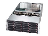 Supermicro SC846 XE2C-R1K23B - Rack-montable - 4U - ATX étendu - SAS - hot-swap 1200 Watt - noir CSE-846XE2C-R1K23B