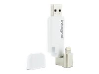 Integral iShuttle - Clé USB - 64 Go - USB 3.0 / Lightning INFD64GBISHUTTLE