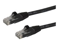 StarTech.com Câble réseau Cat6 Gigabit UTP sans crochet de 7m - Cordon Ethernet RJ45 anti-accroc - Câble patch Mâle / Mâle - Noir - Cordon de raccordement - RJ-45 (M) pour RJ-45 (M) - 7 m - UTP - CAT 6 - moulé, sans crochet - noir N6PATC7MBK