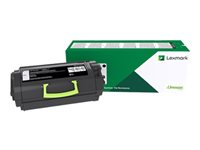 Lexmark 622X - À rendement extrêmement élevé - noir - original - cartouche de toner LCCP, LRP - pour Lexmark MX711, MX810, MX811, MX812 62D2X00