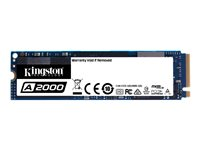 Kingston A2000 - SSD - chiffré - 1 To - interne - M.2 2280 - PCIe 3.0 x4 (NVMe) - AES 256 bits - pour Intel Next Unit of Computing 12 Enthusiast Mini PC - NUC12SNKi72VA SA2000M8/1000G