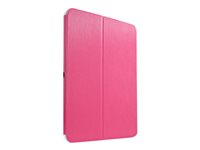 Case Logic SnapView 2.0 - Étui à rabat pour tablette - polycarbonate - rose - 10" - pour Samsung Galaxy Tab 4 (10.1 ") CRGE2177PI