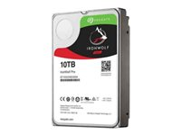 Seagate IronWolf Pro ST10000NE0004 - Disque dur - 10 To - interne - 3.5" - SATA 6Gb/s - 7200 tours/min - mémoire tampon : 256 Mo - avec Seagate Rescue Data Recovery ST10000NE0004