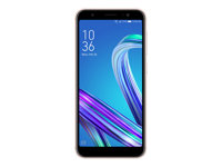 ASUS ZenFone Max M1 (ZB555KL) - 4G smartphone - double SIM - RAM 3 Go / Mémoire interne 32 Go - microSD slot - Écran LCD - 5.5" - 1440 x 720 pixels - 2x caméras arrière 13 MP, 8 MP - front camera 8 MP - or de la lumière du soleil 90AX00P2-M01780