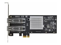 StarTech.com 2-Port GbE SFP Network Card, PCIe 2.0 x1, Intel I350-AM2 2x 1GbE Controller, 1000BASE Copper/Fiber Optic, Dual-Port Gigabit Ethernet NIC, Desktop/Server Backplanes - Windows and Linux Compatible (P021GI-NETWORK-CARD) - Adaptateur réseau - PCIe 2.0 - Gigabit SFP x 2 - noir P021GI-NETWORK-CARD